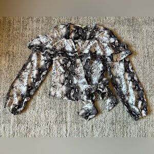 Gianni Bini Wrap Blouse